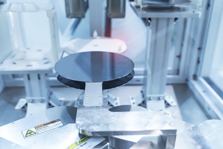 Contact angle measurement of HMDS treated silicon