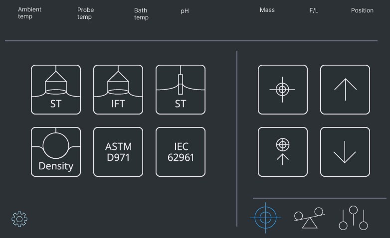 Stand-alone main screen