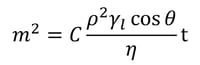 Washburn equation