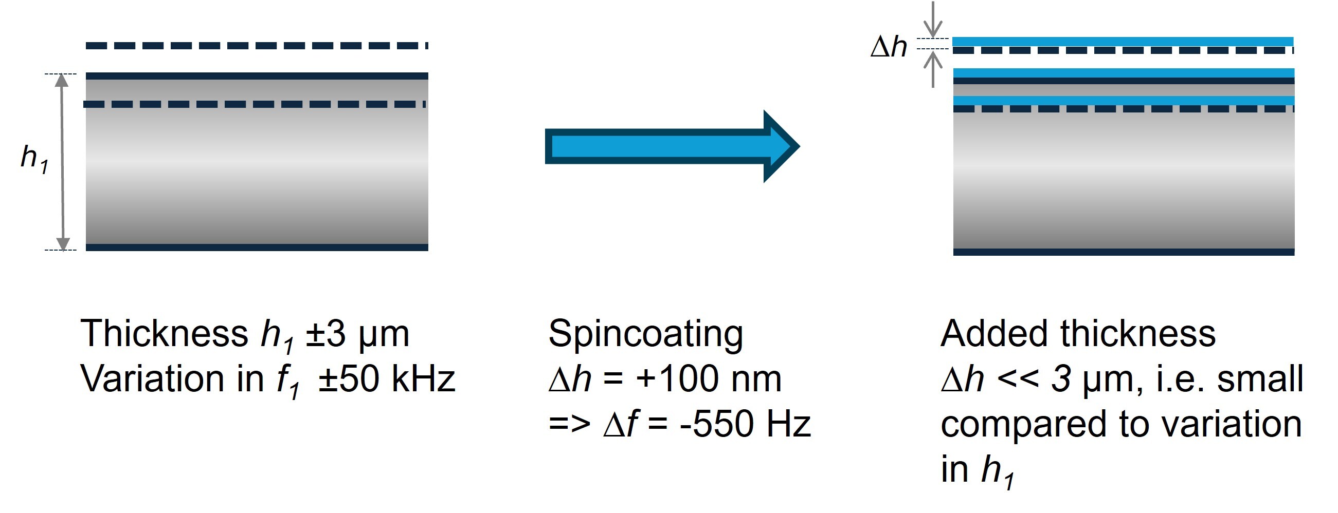 ExSitu coating QCM sensor