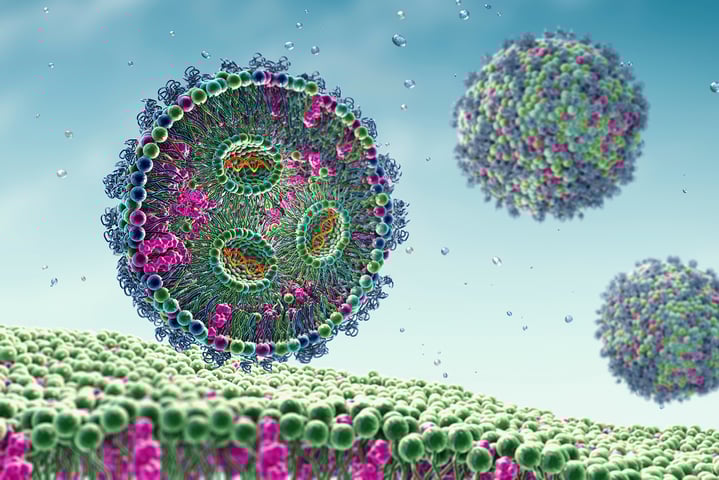 Research on Lipid nanoparticles and biointerface processes using Surface analytical tools